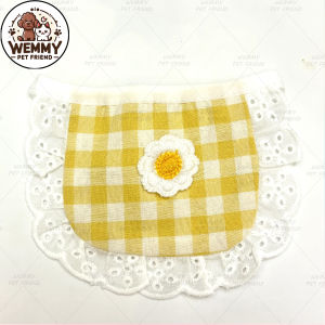 Yếm Cổ Cho Chó Mèo Caro Thêu Hoa - Wemmy Pet Friend