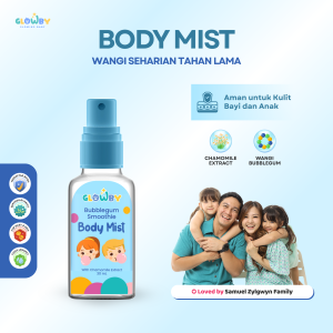 (Glowby) Body Mist untuk Bayi dan Anak Wangi Tahan Lama 30 ml