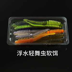 10pcs Artificial Baits Wobblers Soft Lures Worm Floating Fishing Lures for Trout Swimbait Rigs Fishing Tackle Accessory