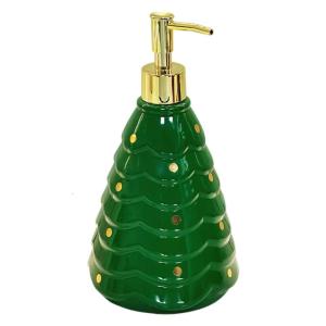 Holiday Ceramic Liquid Container Refillable Dispenser Bottle For Shower Gel Skincare Essentials