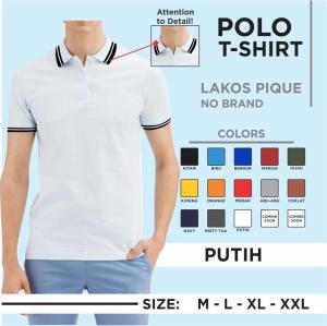 Kaospolos - Kaos polo shirt Abu Muda Misty kerah stripe | kaos kerah pria | kaos kerah polo shirt seragam lengan pendek