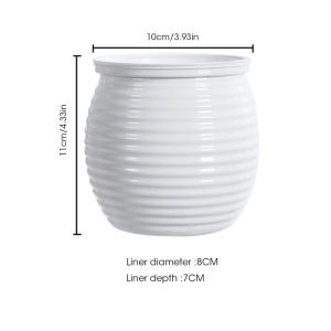 Self Watering Plant Pot Transparent Plastic Flower Pot Double-layer Automatic Lazy Potted Flower Pot Hydroponic Flowerpot