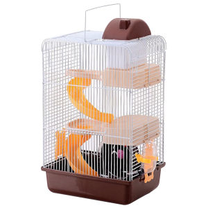 Pet Cage Hamster Cottage With Transparent Skylight 3 Layer House For Hamster Gold Hamster Pet