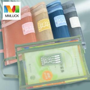 MMLUCK túi đựng bảo vệ hồ sơ tài liệu phân chủ đề cỡ A4 đơn giản có khóa kéo