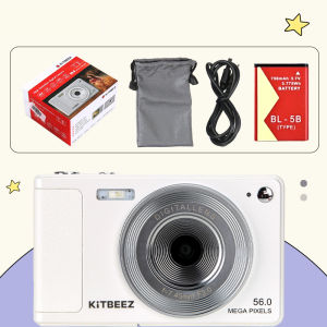 【KiTBEEZ KF-2】CCD Camera 56MP 16X Zoom 1080P Vedio Retro CCD Camera 2.88inch 1000mAh with Flashlight Autofocus
