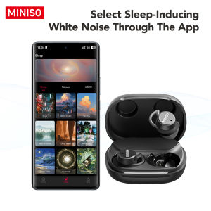 1-Year Warranty MINISO MS217 Real-time Language Translation Headphones AI Wireless Bluetooth Earphones OWS Supports 135 Languages Sleep Headphones Sleep White Noise for Sleep Aid IPX5 Waterproof Smart Noise Cancellation