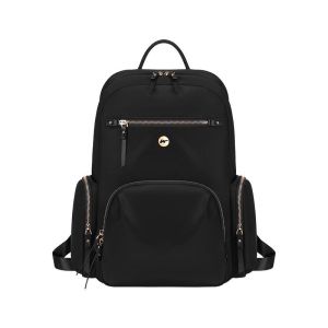 Mingke Ba lô máy tính xách tay 15.6 Inch Phụ Nữ Cổ Điển Không Thấm Nước Chống Sốc nhiều túi Kinh Doanh