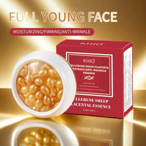 เอสเซนส์ผิวหน้า ต่อต้านริ้วรอย รก โยนครั้งที่สอง รกแกะ แคปซูลนิ่ม ฟูลเลอรีน ให้ความชุ่มชื้นและให้ความชุ่มชื้น สาระสําคัญ