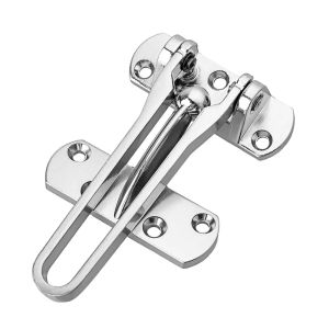KIPRUN Safety door latch Zinc Alloy Hotel Door Latch Lock Anti-theft Home Door Cabinet Hasp Safety Guard Security hardware Clasp