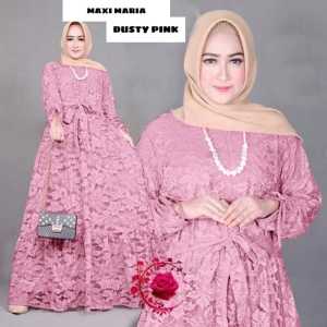 MARIMARSHA / GAMIS BRUKAT / BAJU LEBARAN / PAKAIAN WANITA / GAUN PESTA / KEBAYA / JUMBO SIZE