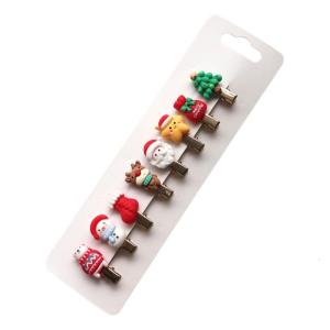 10pcs or 8ps Set Christmas Themed Hair Clips for Kids Lovely Party Hair Ornaments Hairclips Festive Hair Decorations