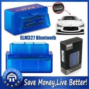 【Local delivery】 Bluetooth ELM327 V2.1 V1.5 Auto OBD Scanner Code Reader Tool Car Diagnostic Tool Super MINI ELM 327 For Android ZZY-Mini-ELM327-Bluetooth