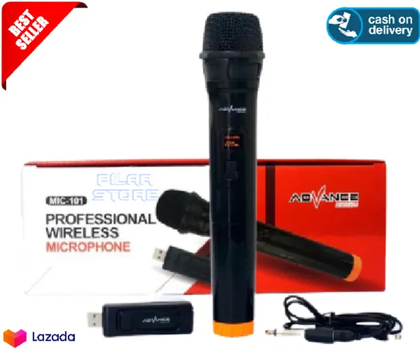 Microphone ADVANCE 101 Mic Professional Wireless Single MIC