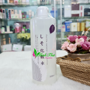 Nước Hoa Hồng Lá Tía Tô Dokudami Perilla Natural Skin Lotion 500ml - Dưỡng Trắng
