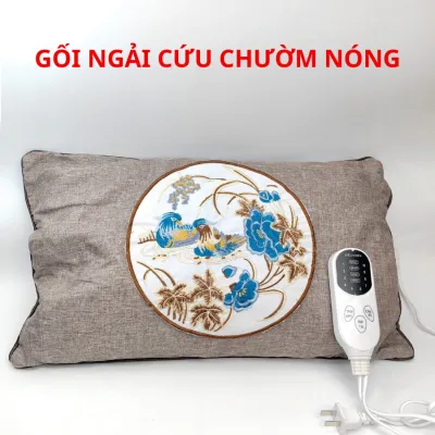 [Bảo hành 12 tháng Loại 1] Combo gối và thảm ngải cứu điện đông y giúp giữ ấm tiêu trừ hàn khí giảm đau mỏi toàn thân ngủ sâu giấc cải thiện tình trạng thiếu máu não