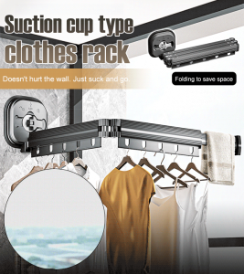 Invisible folding drying rack for home use