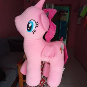 BONEKA KUDA PONI JUMBO PINK