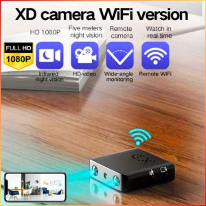 NO LIMIT XD Kamera CCTV Mini Sambung Ke Hp Jarak Jauh Di Cas Tersembunyi Pemantau Spy Camera 1080p
