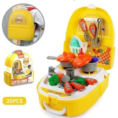 Little Chef Backpack Series Kitchen Cooking Toy Set with