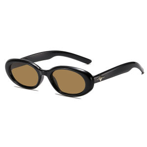 C.three Retro Small Frame Sunglasses High-end Oval Frame Sunglasses Women UV Resistant Sunglasses