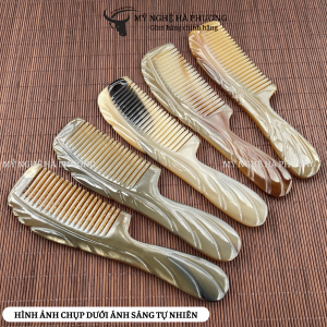Lược sừng chuôi khía xuất Nhật giúp thư giãn và ngăn rụng tóc
