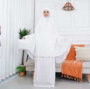 MUKENA DEWASA TRAVELLING  MUKENA COCOK UNTUK BEPERGIAN  JUMBO BAHAN RAYON ADEM LEMBUT DAN NYAMAN DIPAKAI