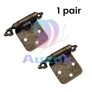 AU. 2Pcs Self-Closing Cabinet Hinges for Secure Home Storage