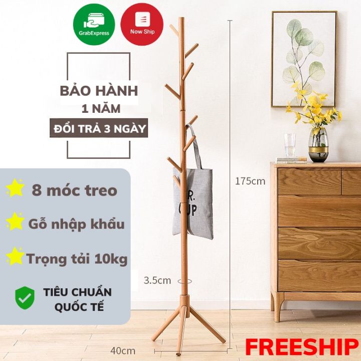 Cây Treo Đồ Cây Treo Quần Áo Đứng Bằng Gỗ Kiểu Dáng Hàn Quốc BÁCH HÓA ...