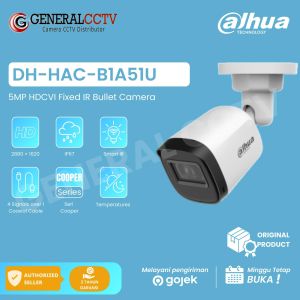 CAMERA OUTDOOR 5MP DAHUA B1A51U COOPER ORIGINAL GARANSI 2 TAHUN