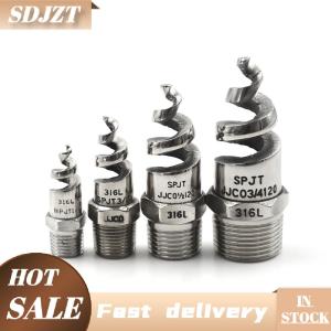 SDJZT Mới 1 4 1 2 thép không gỉ xoắn ốc nón phun sương vòi phun Đầu phun nước