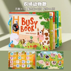[SG Stock] Preschool Quiet Book Busy Book for Toddlers 3+ Early Educational (6 Titles)