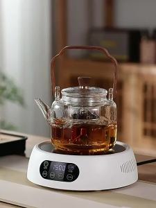 [2025 Popular ] Electric Ceramic Stove Glass Teapot with Handle for Home Use Large Capacity Insulated Glass Tea Set for Boiling Tea and Water