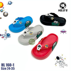 Noni Shoes - Hilos 610-1 Size 24-35 Sandal Jepit Anak Laki-Laki Bahan Karet Anti Licin Motif Lucu
