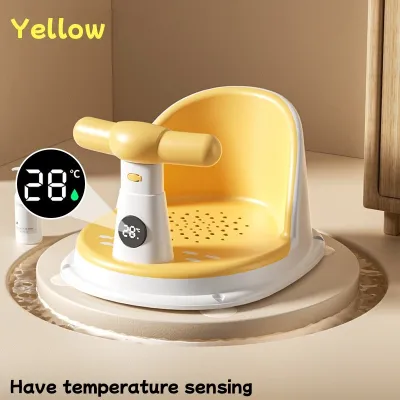 SG EmmAmy® Baby Multi-functional Bath Chair Anti-Slip Bath Stool for Newborns Temperature-sensitive Tubs Seat