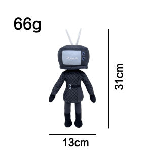 27CM Skibidi Toilet Stuffed Toys Christmas Birthday Toys For Kids Cartoon Dolls Plush Toy Toilet Man Monitor Stuffed Speakerman Funny Doll