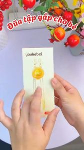 Đũa tập ăn cho bé Youkebei chất liệu PPSUĐũa tập gắp Kidsworld Cho bé 1-6 tuổi tập gắp dễ dàng