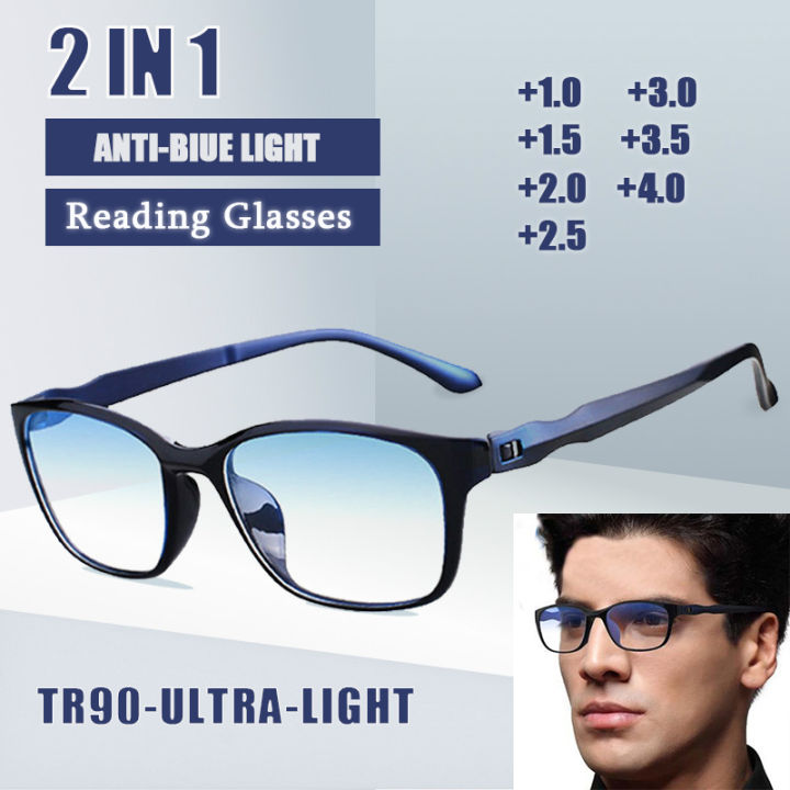 Reading Glasses 0 100 150 200 250 300 350 Anti Blue Light Glasses Round ...