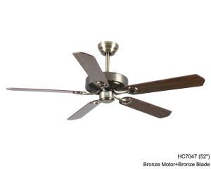 MYKE HC7047 Ceiling Fan (52") (No Lamp) (Bronze) (2 yrs Warranty)