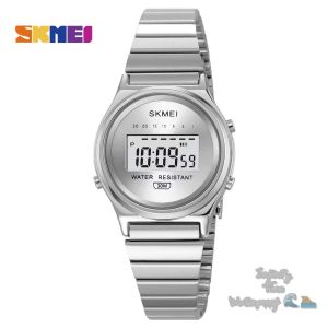 Infinitytime Jam Tangan Skmei 2521 Cewek Digital Rantai Stainless Kualitas Original Waterproof