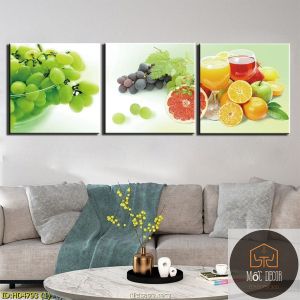 Tranh tráng gương treo phòng ăn quán ăn tranh decor bền đẹp