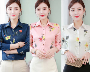 Áo Sơ Mi Nữ Tay Dài Công Sở SM015 Shop Hoa Lan Hàng Nhập Chất Lượng Cao Kiểu Dáng Thời Trang