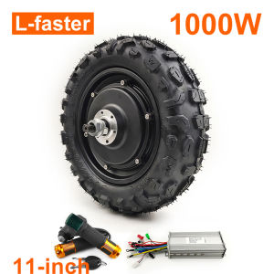 L-faster 48V 1000W Brushless Hub Motor 11 Inch Off Road Tire For Mountain Electric Bike Scooter