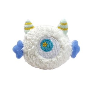 PETPARADIS Soft Cat Teeth Grinding Toy Interactive Plush Cat Chewing Toy Pet Accessories with Catnip Fillings Hole Cat Plush Toys Kitten