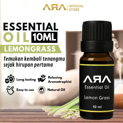 Rumah Wangi ARA - Essential Oil LEMONGRASS Minyak Esensial Aromatherapy
