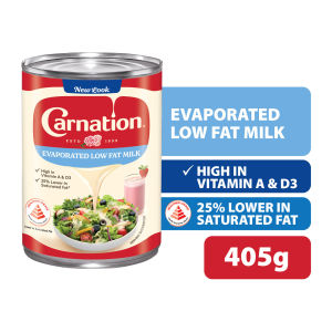 Carnation Low Fat Evaporated Milk 405G
