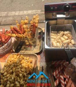 Bếp Chiên điện nồi chiên nhúng dầu chiên thực phẩm đa năng