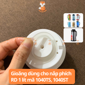 [HỎA TỐC] Nắp phích 1 lít Rạng Đông mã 1040ST2 1040TS nút nhựa gioăng ron phụ kiện thay thế bình thủy bình giữ nhiệt 1040