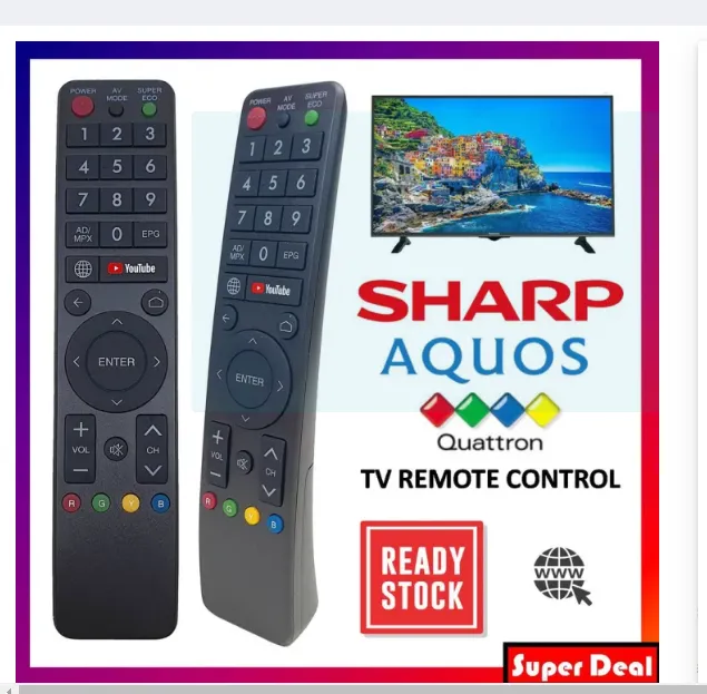 Quattron order TV with remote