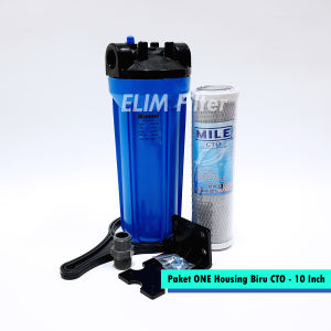 ELIM Filter - Paket ONE Housing + Catridge CTO 10 inch / Filter Air Sumur