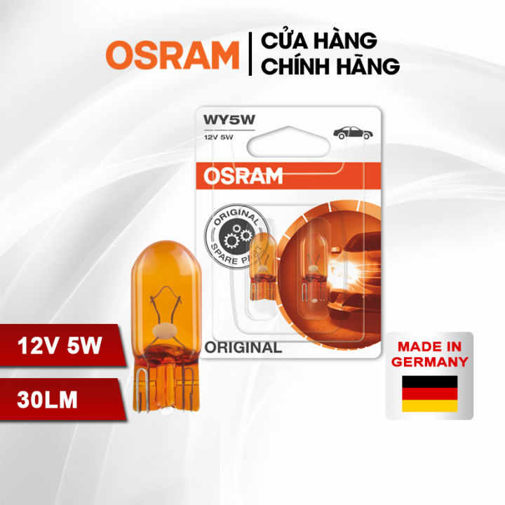 OSRAM Original WY5W Ampoules Halogènes Clignotants Ambre